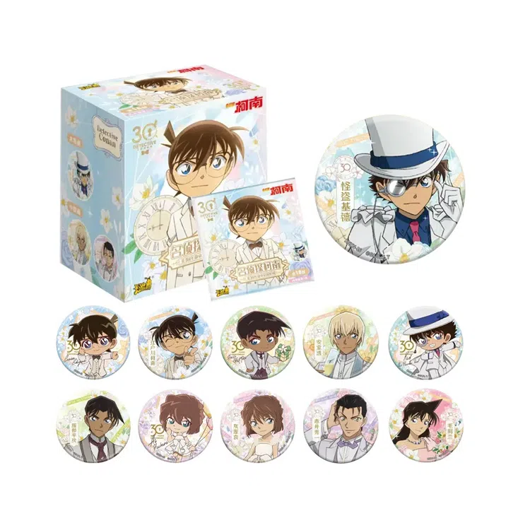 Kayou Detective Conan 30th Anniversary Badge Blind Box