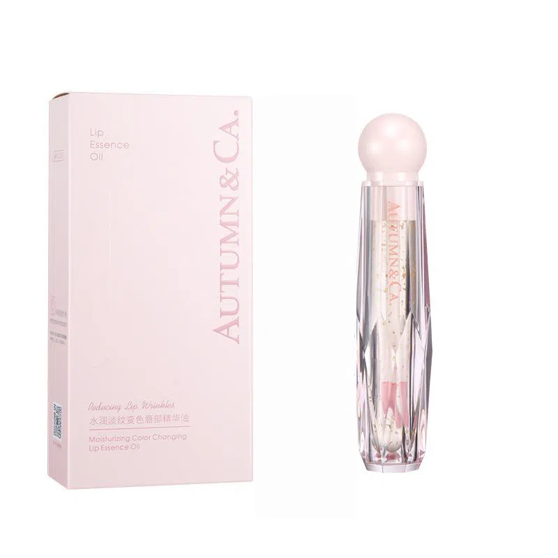秋蔻 水润淡纹变色唇部精华油 水光 玻璃唇