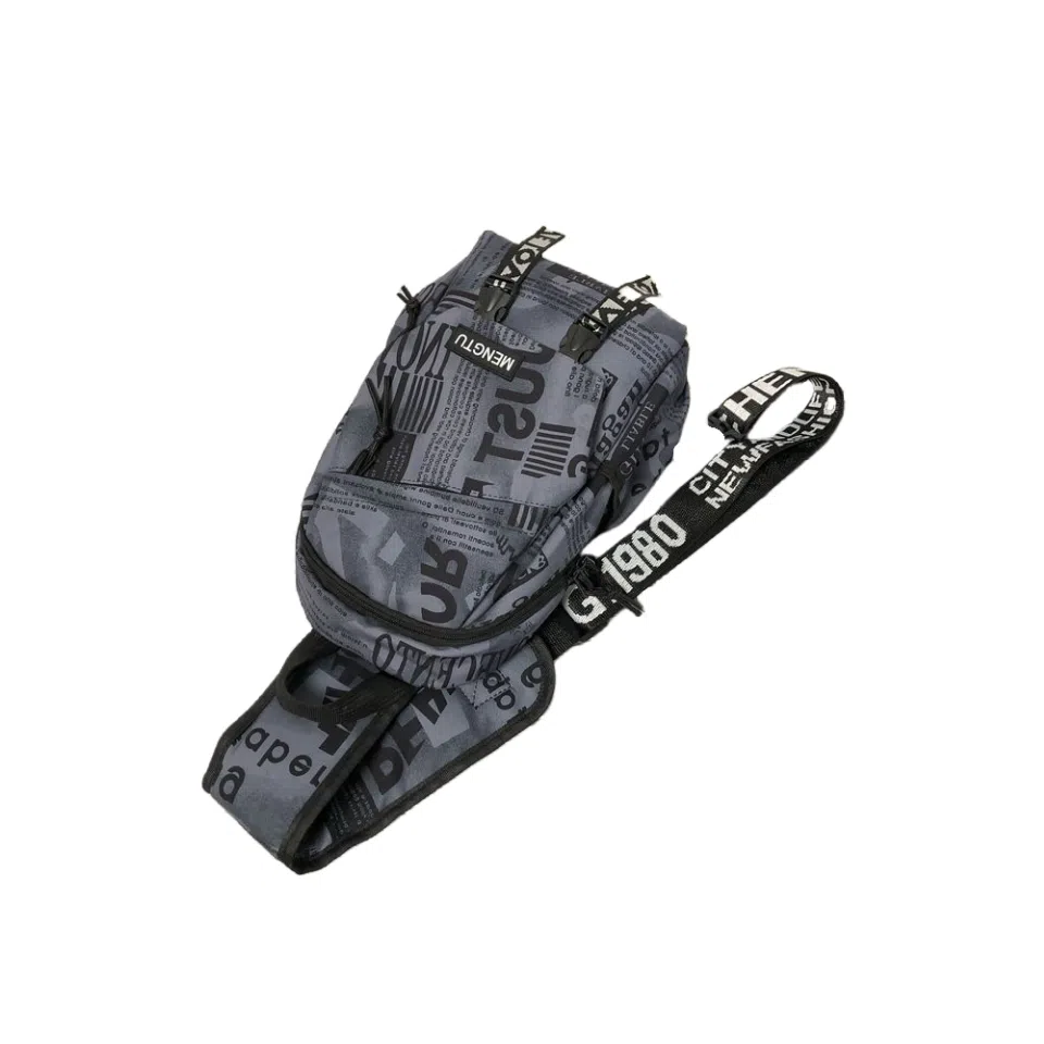 欧曼斐 运动学生单肩包休复古日系斜肩小背包 尼龙 胸包 男女同款情侣款 多色