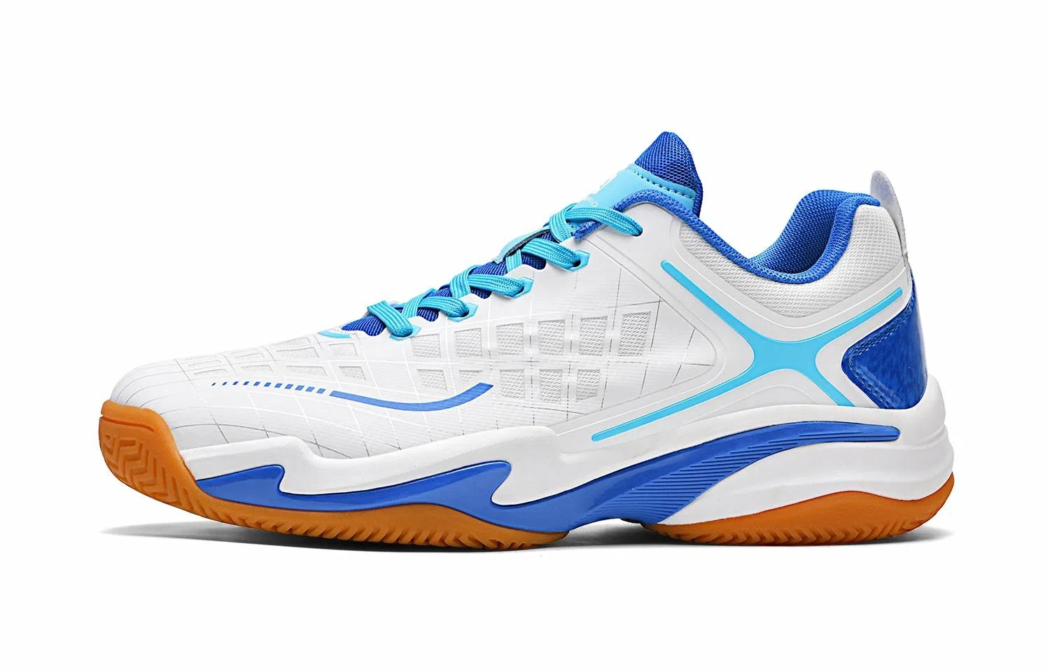 阿尔派妮 合成革织物 时尚百搭 防滑耐磨透气 低帮 羽毛球鞋 男款