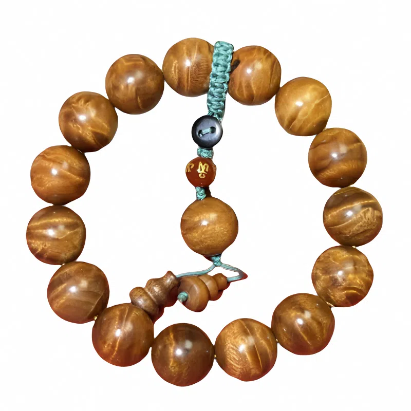 吉千年 【顺丰包邮】新中式复古潮流风 好运 平安顺遂 招财进宝【收藏级】收藏级满龙胆 楠木 手串 男女同款情侣款