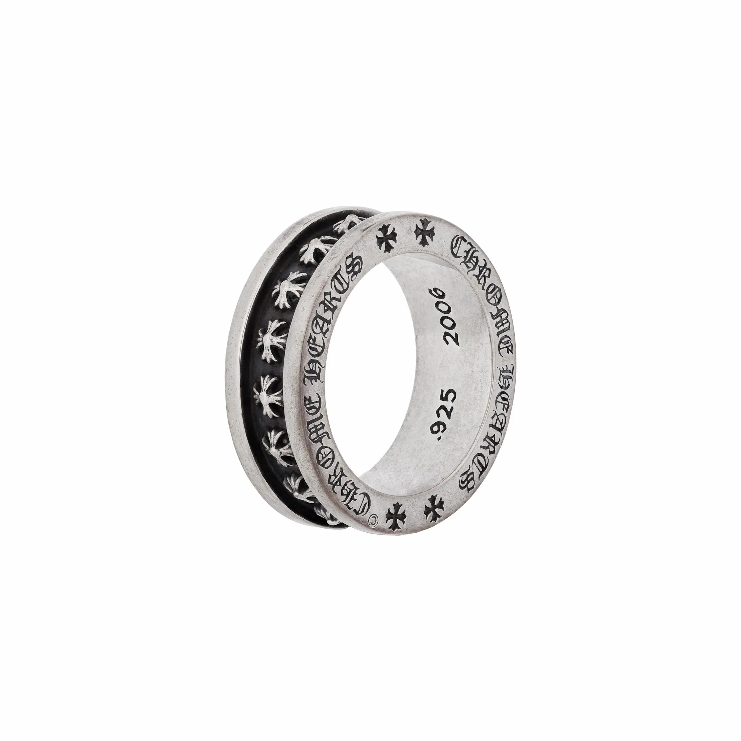 Chrome Hearts Mini Ch Plus Silver Ring