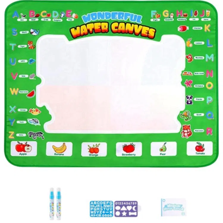 古欧 水画布涂鸦超大魔法清水画毯 早教益智玩具