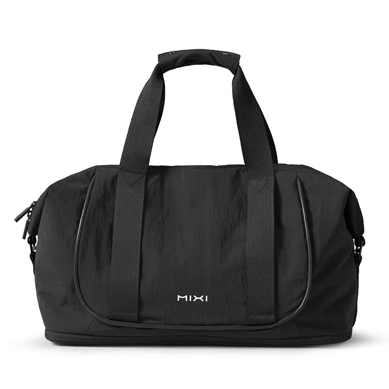 米熙 可扩容大容量 织物 旅行包 大号 男女同款情侣款 云雾白/岩土棕/暗夜黑/烟雾紫