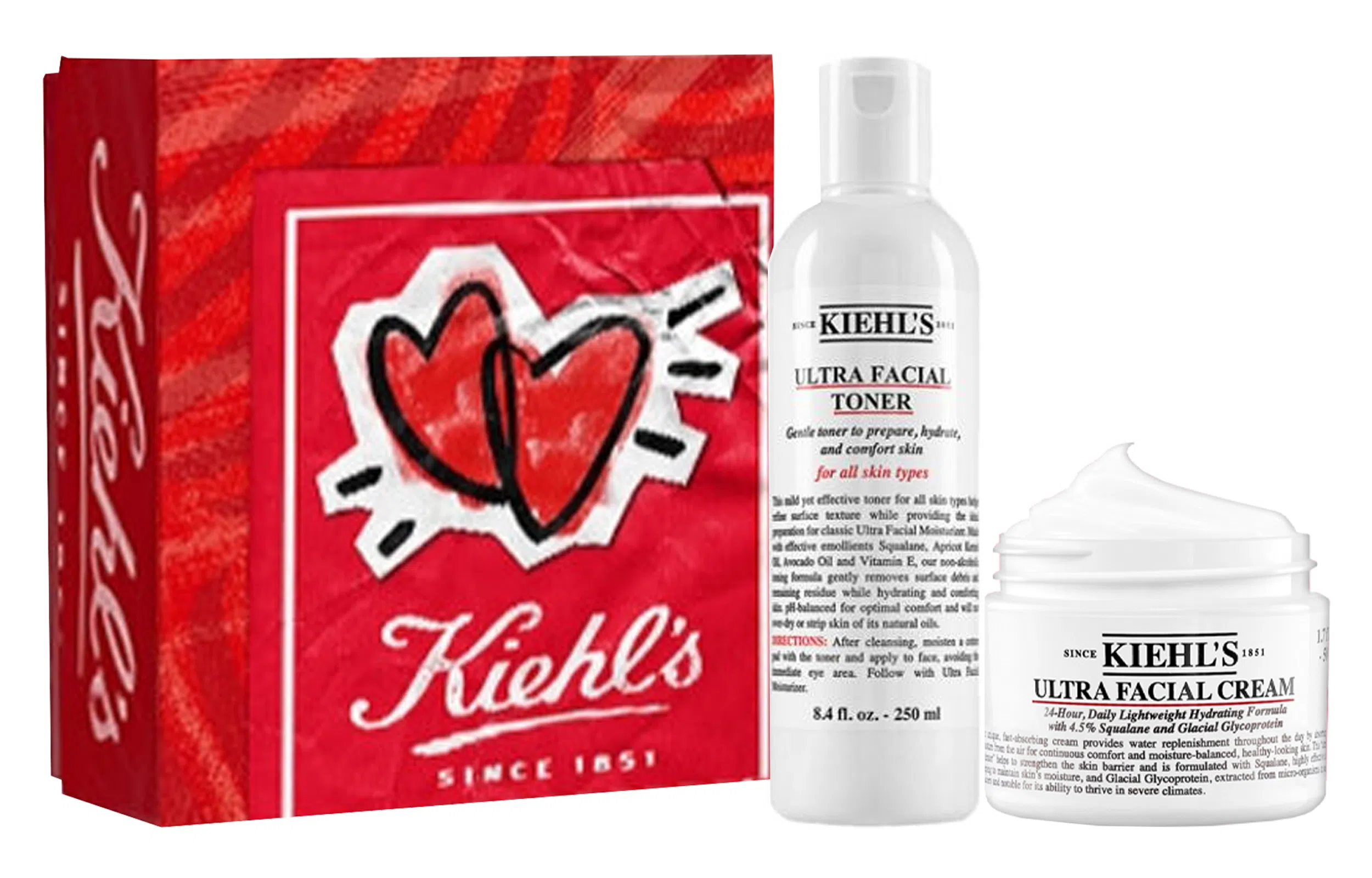 科颜氏 高保湿水面霜护肤套装 舒缓紧致修护