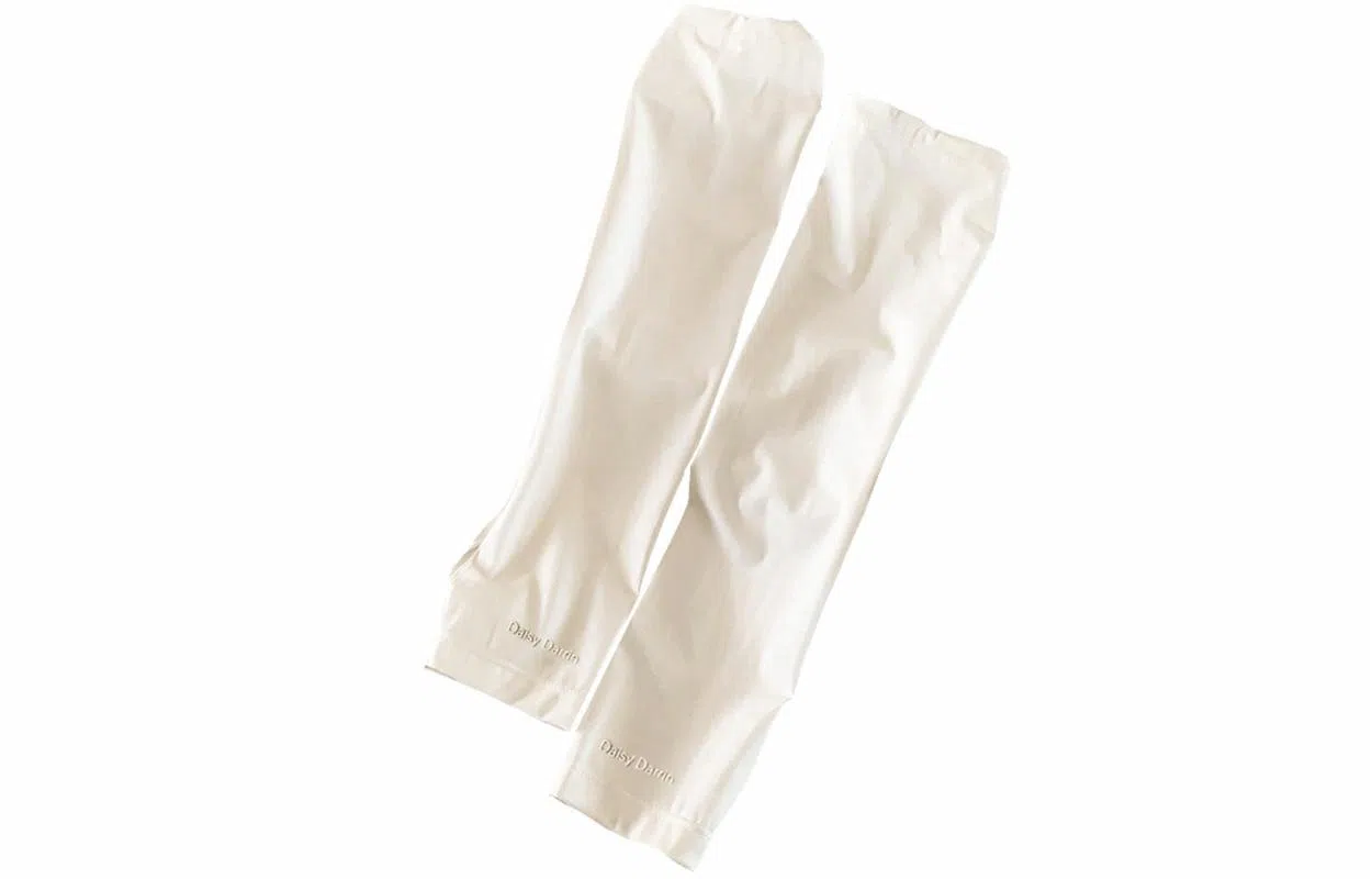 优幽兰 休闲简约纯色高级感防冰袖时尚百搭夏季宽松透气防紫外线骑行开车开车神器护手臂 锦纶和氨纶 防晒袖 男女同款情侣款