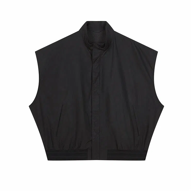 速写 纯色日常简约超宽松无袖马甲 男款