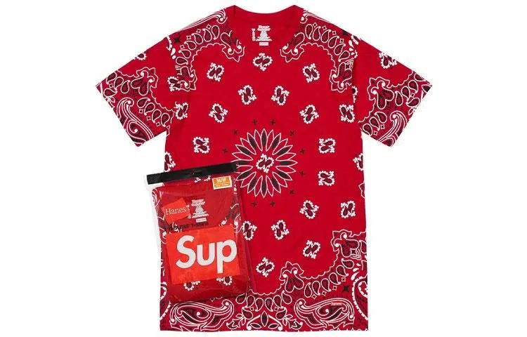 Supreme x Hanes Bandana Tagless Tees
