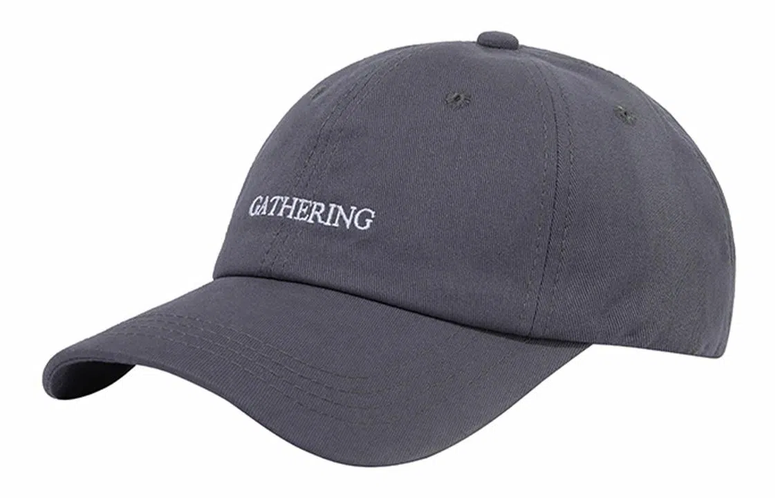 优幽兰 时尚百搭小众设计感大头围显脸小字母刺绣韩版透气户外旅行推荐 棉 棒球帽鸭舌帽太阳帽 男女同款情侣款