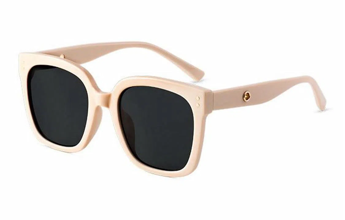 优幽兰 复古潮流旅行骑行开车驾驶偏光小众休闲精致防紫外线 方形 太阳眼镜 男女同款情侣款