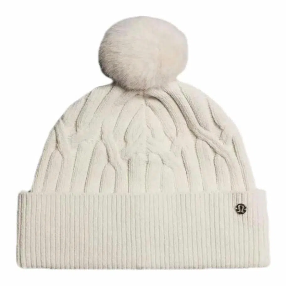 lululemon Cable Knit Pom-Pom Beanie