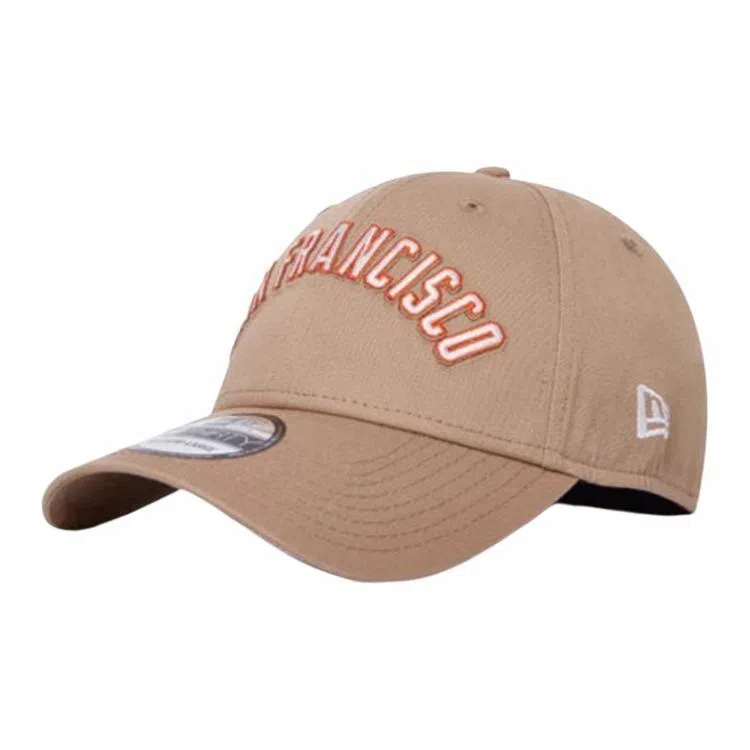 New Era San Francisco Giants Embroidered Cotton Cap Khaki