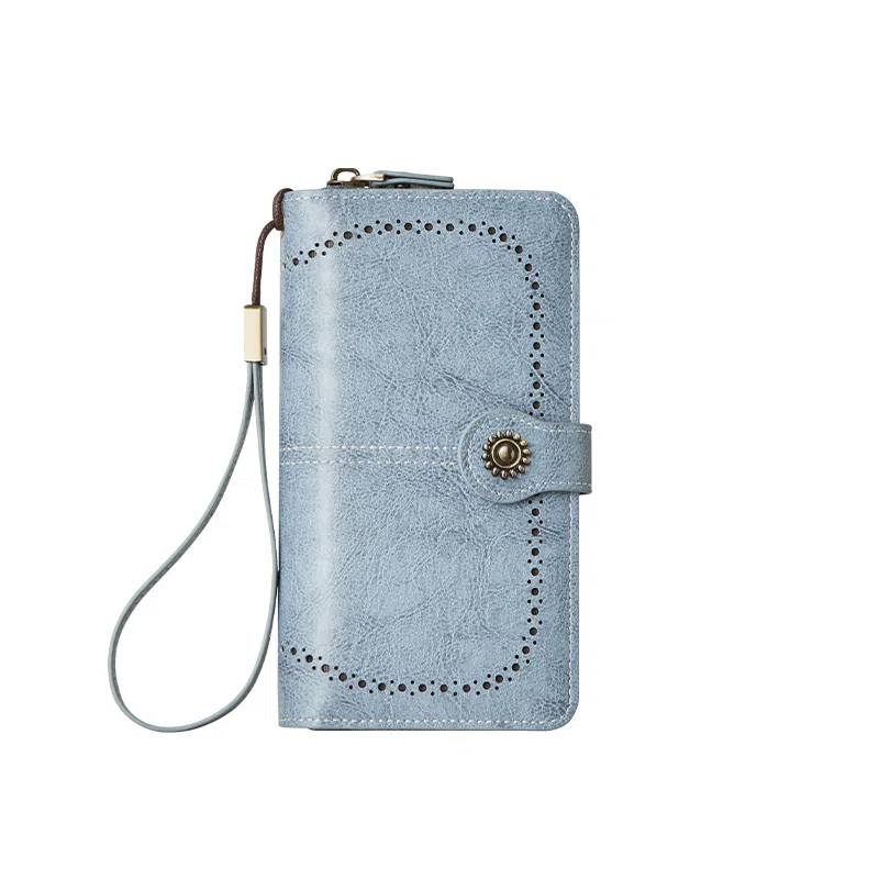 纳兰杜 韩版时尚精致多功能皮夹拉链小包 合成革 钱包 常规 女款 多色