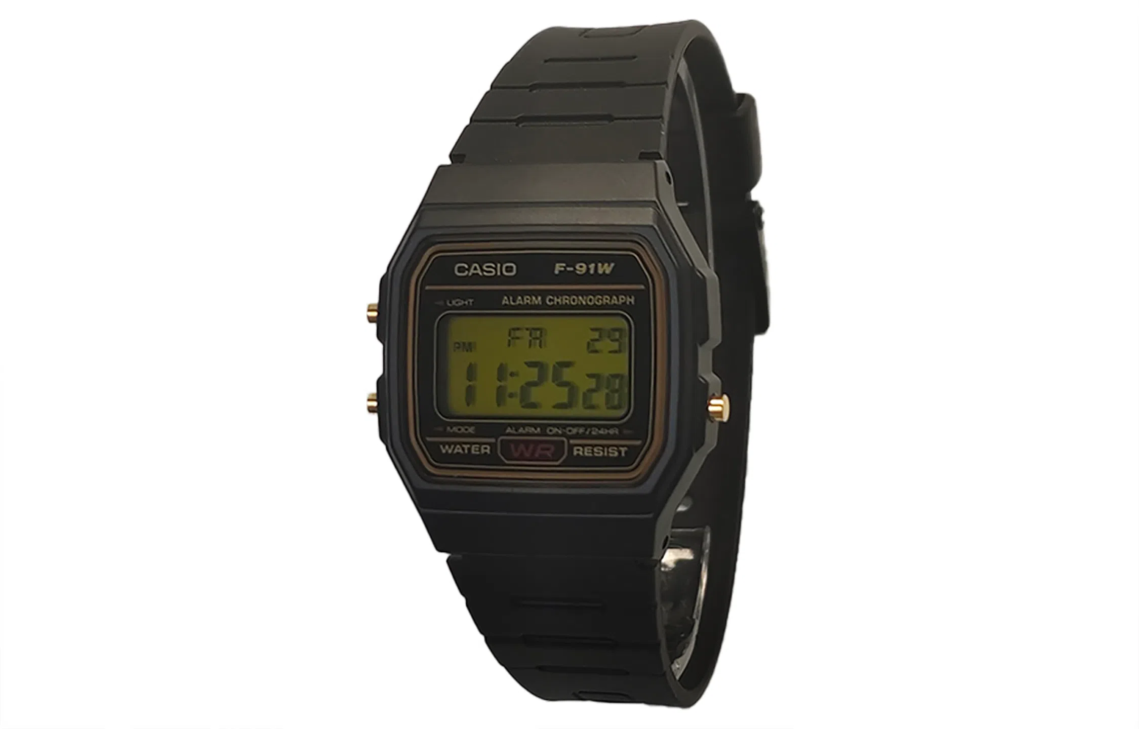 Casio Vintage F-91WG-9 Lemon Black