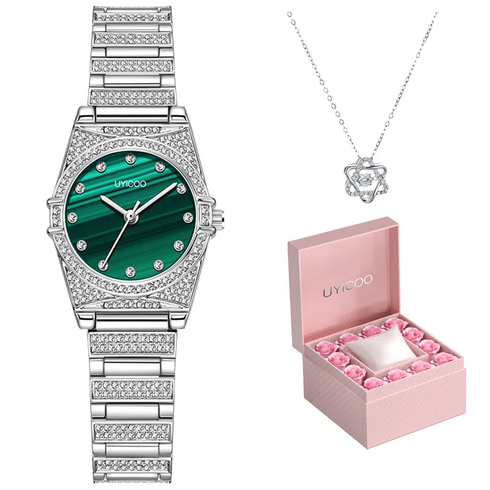 UYICOO Green Dial Watch