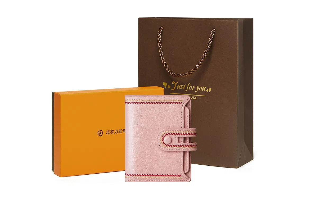 纳兰杜 多功能简约百搭便捷证件包一体包 合成革 卡包钱包 小号 女款 多色