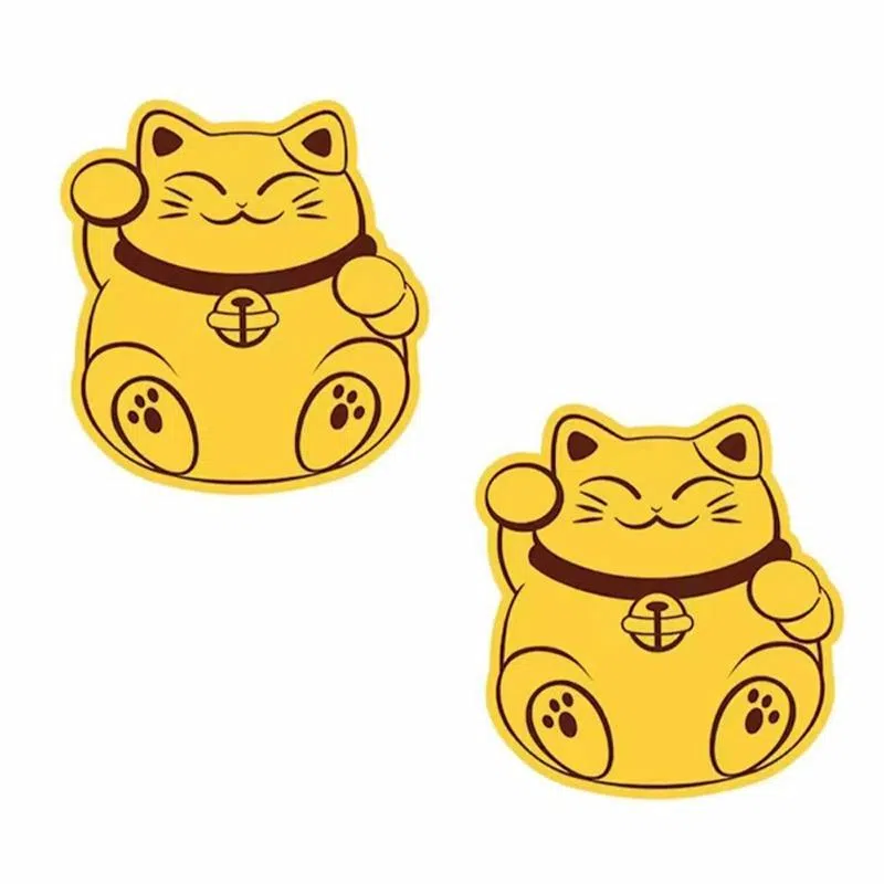零界 养只招财猫 金箔 手机贴 男女同款情侣款