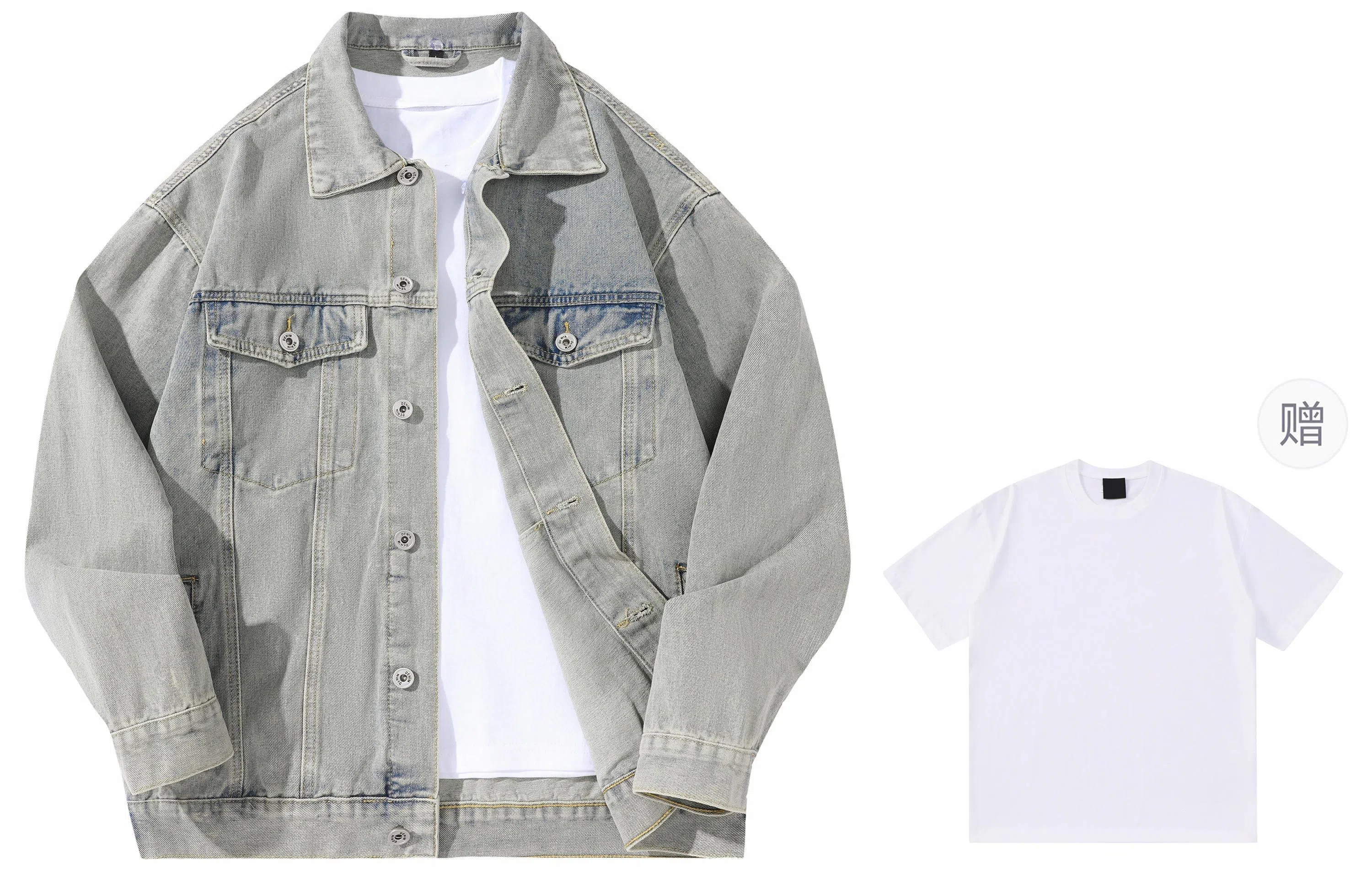 A.X.S.K x Lost N Forbidden Denim Jacket