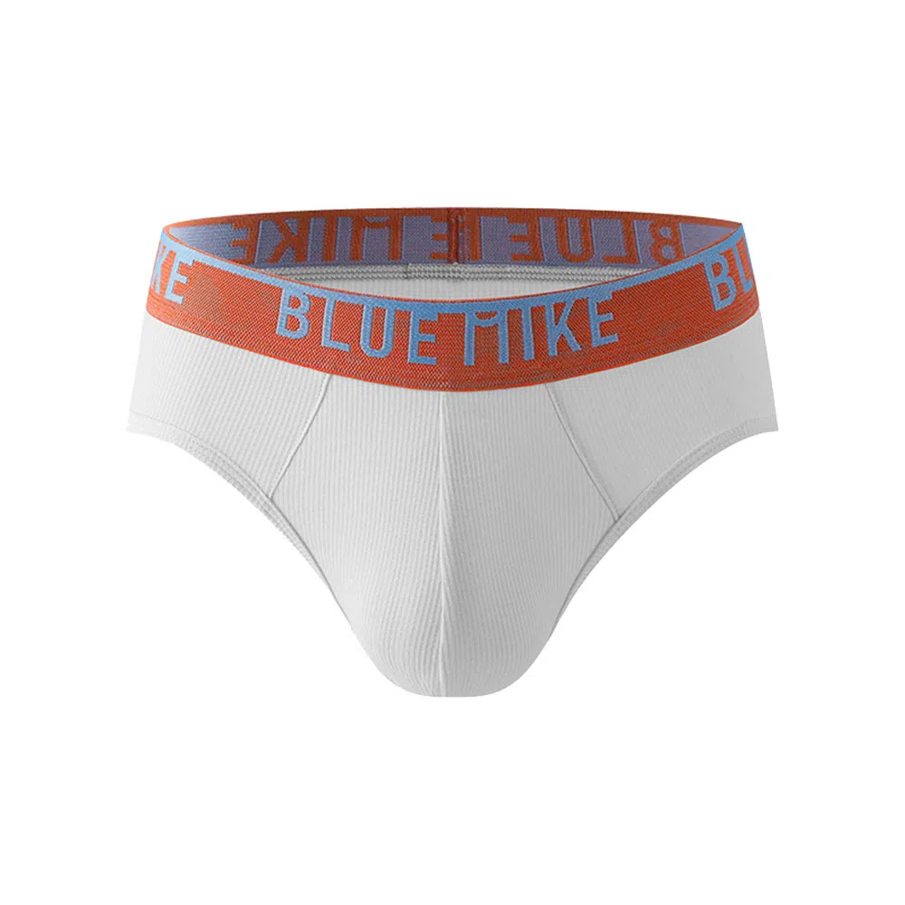 蓝内 抗菌透气舒适 弹力螺纹腰带内裤 男款 组合装