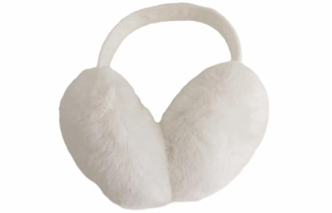 优幽兰 户外滑雪保暖毛绒 头戴式耳罩防风防寒护耳睡觉隔音提升睡眠质量防噪音 貂毛 耳罩 女款