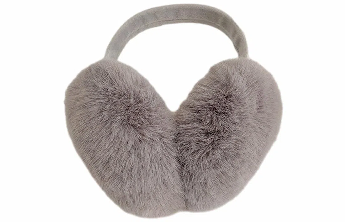 优幽兰 户外滑雪保暖毛绒 头戴式耳罩防风防寒护耳睡觉隔音提升睡眠质量防噪音 貂毛 耳罩 女款