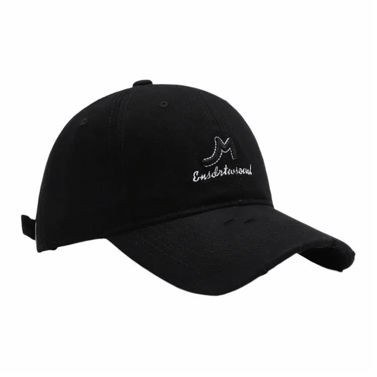 啄木鸟 简约字母刺绣软顶百搭休闲显脸小 棉 鸭舌帽 男女同款情侣款