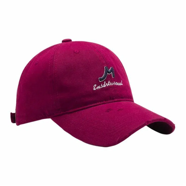 啄木鸟 简约字母刺绣软顶百搭休闲显脸小 棉 鸭舌帽 男女同款情侣款