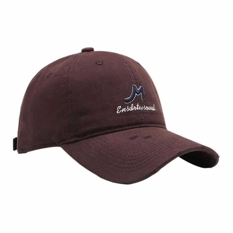 啄木鸟 简约字母刺绣软顶百搭休闲显脸小 棉 鸭舌帽 男女同款情侣款