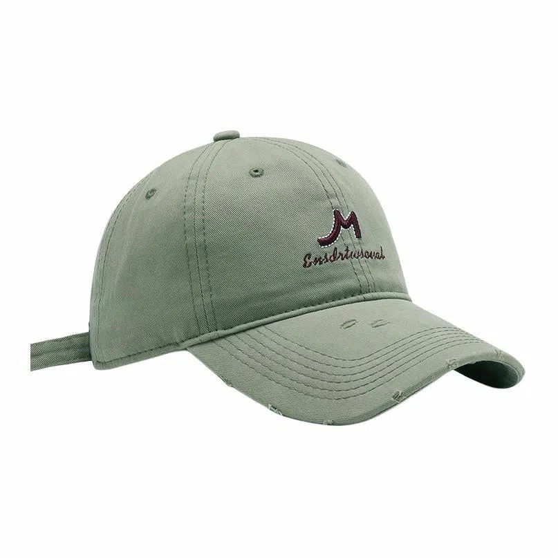 啄木鸟 简约字母刺绣软顶百搭休闲显脸小 棉 鸭舌帽 男女同款情侣款