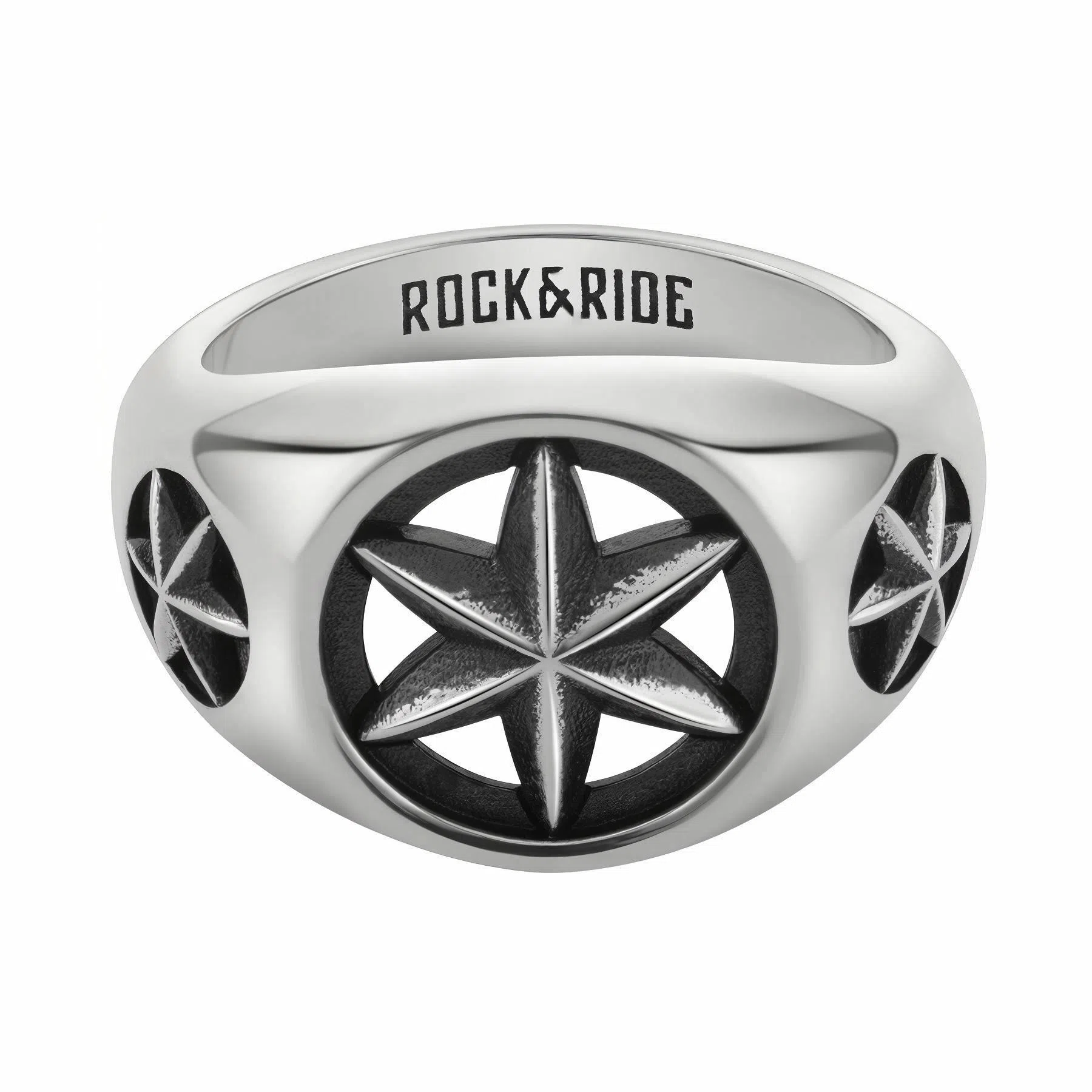 ROCK&RIDE Tri-Star Navigator Ring