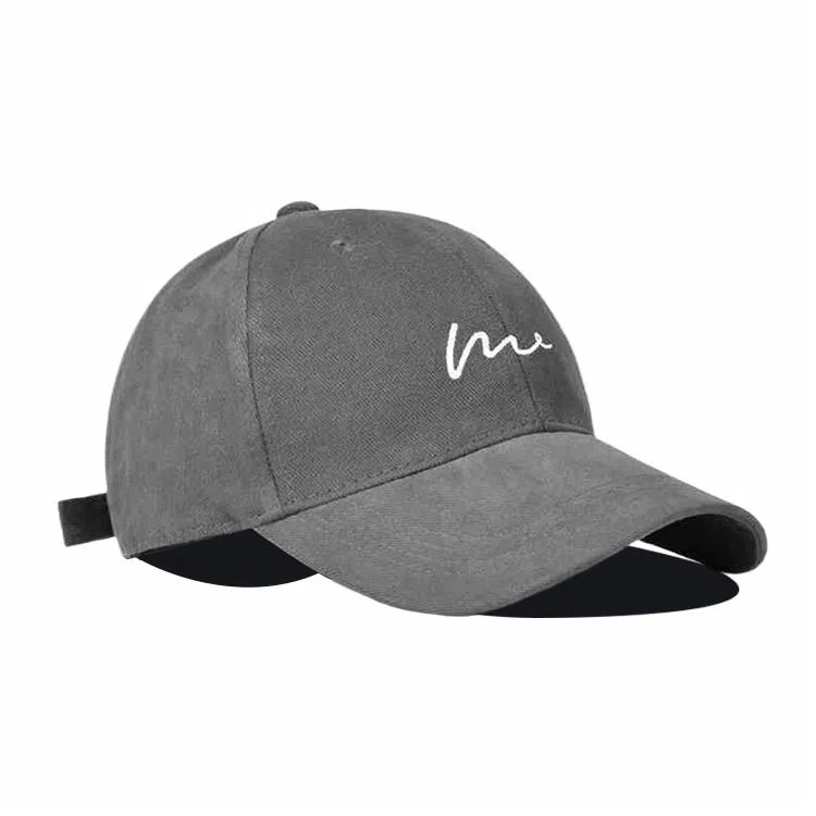 雅鹿优选 时尚简约波浪刺绣学生百搭休闲运动风户外防晒遮阳大头围显脸小 棉 鸭舌帽 男女同款情侣款