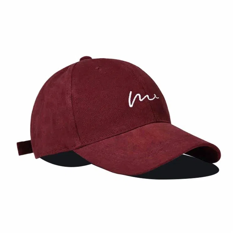 雅鹿优选 时尚简约波浪刺绣学生百搭休闲运动风户外防晒遮阳大头围显脸小 棉 鸭舌帽 男女同款情侣款