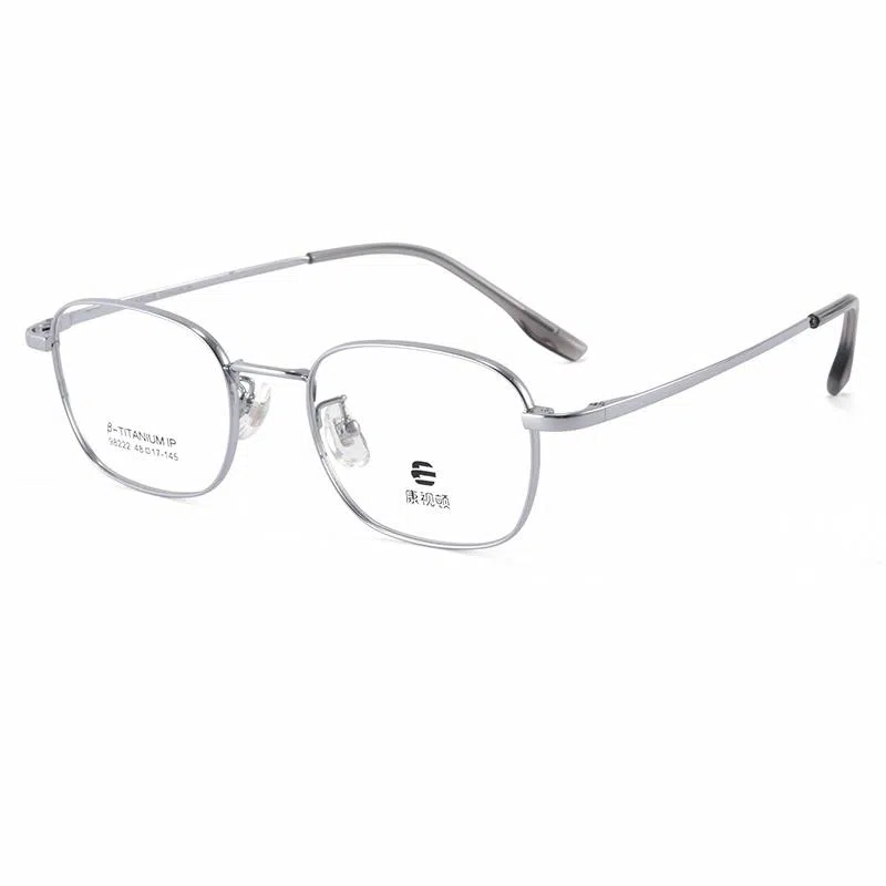 【联系客服可选配镜套餐】 康视顿 时尚商务 β钛板材镜架 方形 光学镜架 男女同款情侣款