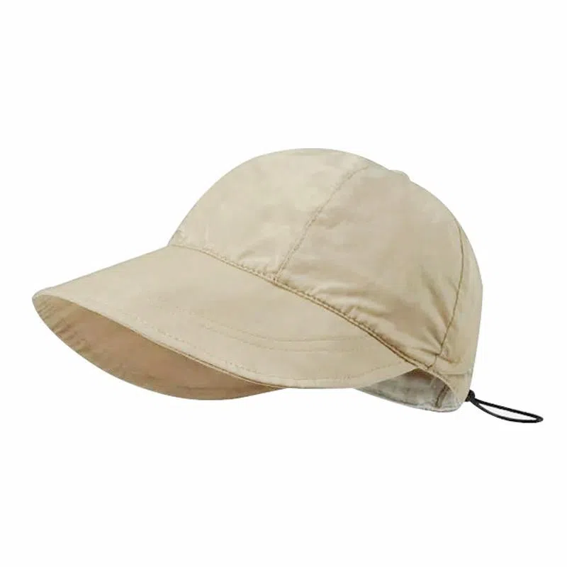 啄木鸟 大檐可扎马尾可戴口罩素颜速干空顶帽遮阳帽 聚酯纤维 渔夫帽 女款 户外骑行爬山露营钓鱼太阳帽