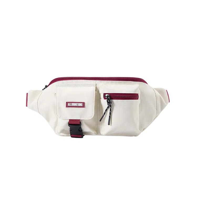 森马 多口袋工装风运动骑行 织物 腰包 小号 男女同款情侣款 多色