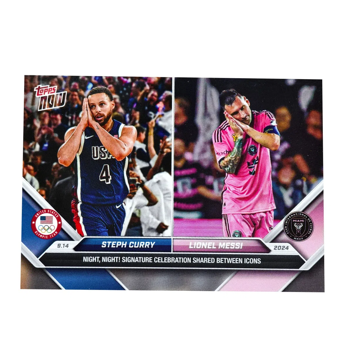 Topps 2024Curry Messi Night