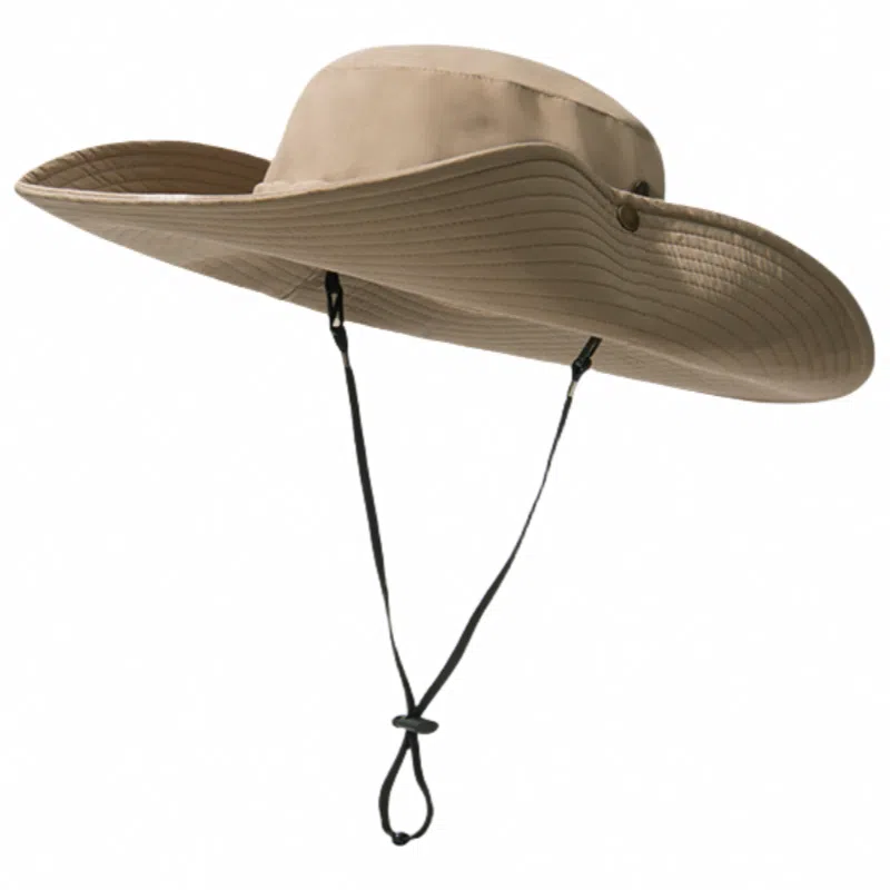 雅鹿 户外登山钓鱼大檐牛仔登山海边旅游防晒防风遮阳全脸保护透气不闷防水百搭 聚酯纤维 渔夫帽 男女同款情侣款