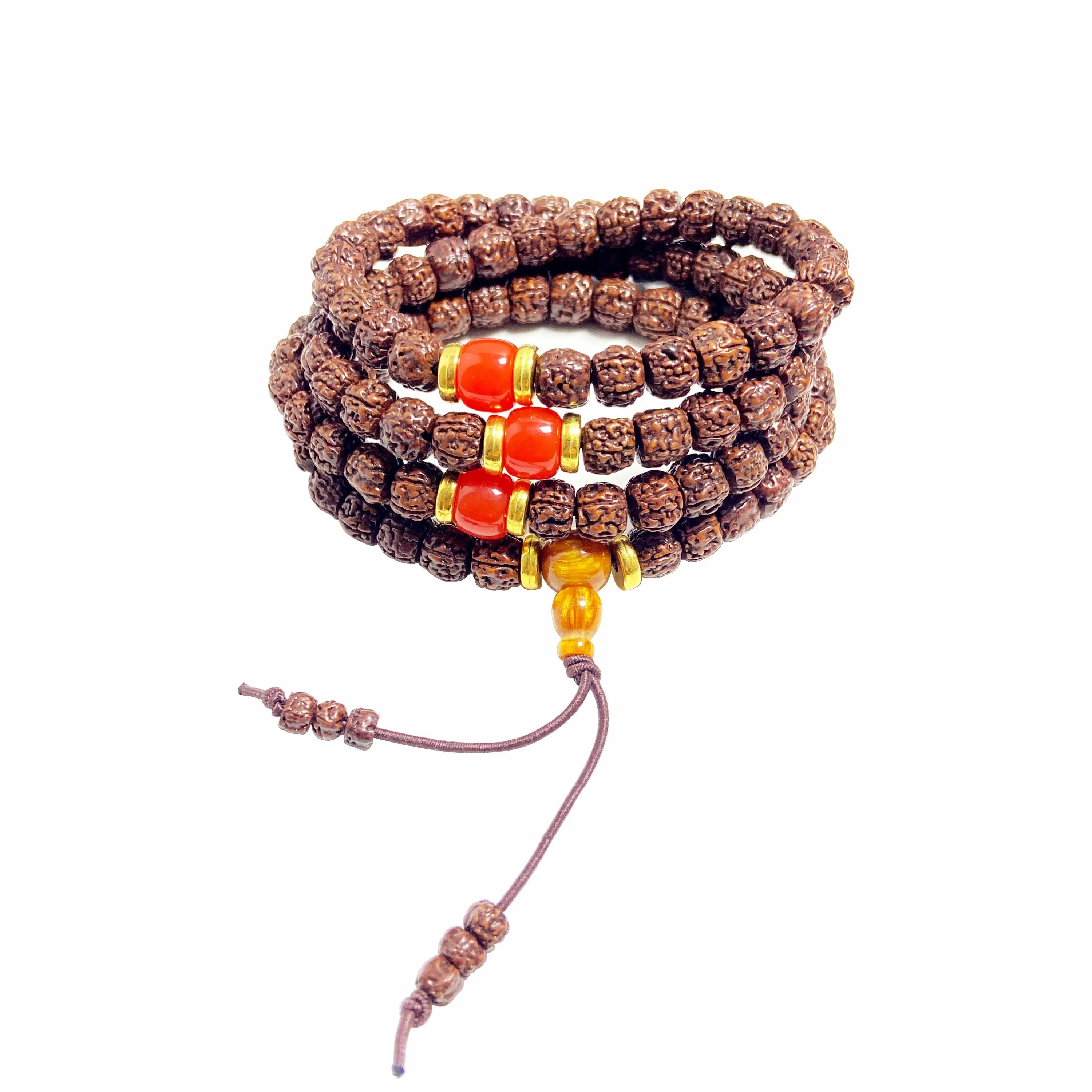 耳玺 多圈叠戴国风传统复古风高级感手持盘玩串珠中式转运珠小众创意设计感国潮 金刚菩提 手串 男女同款情侣款