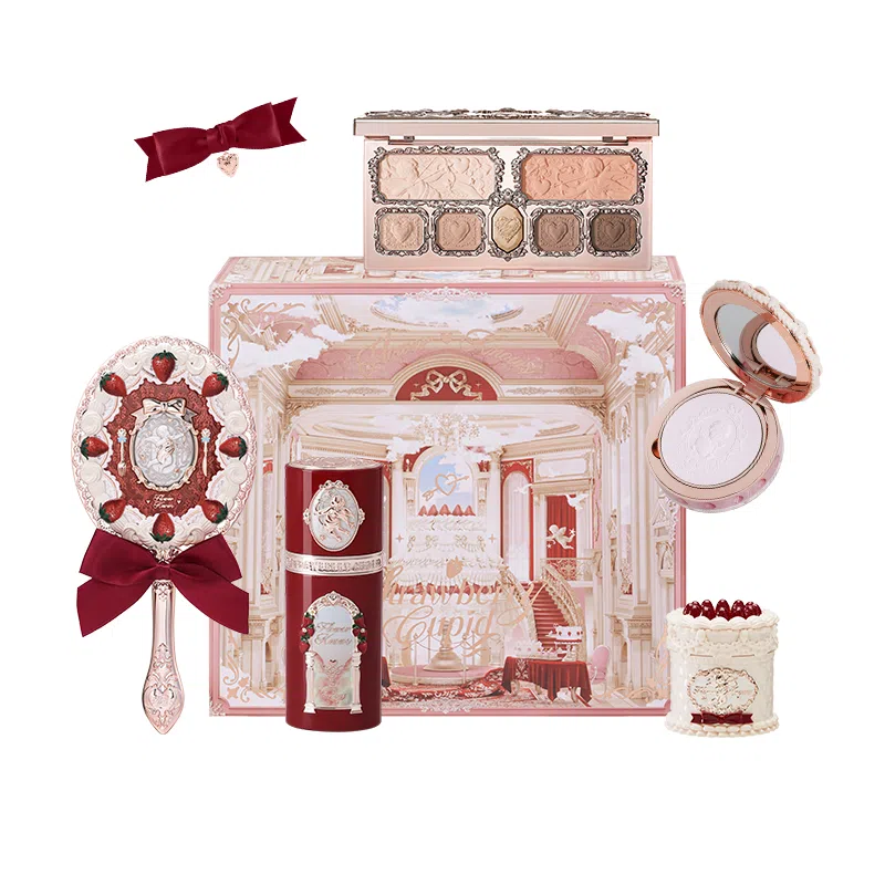 花知晓 蜜恋礼盒彩妆套装 易上色自然哑光