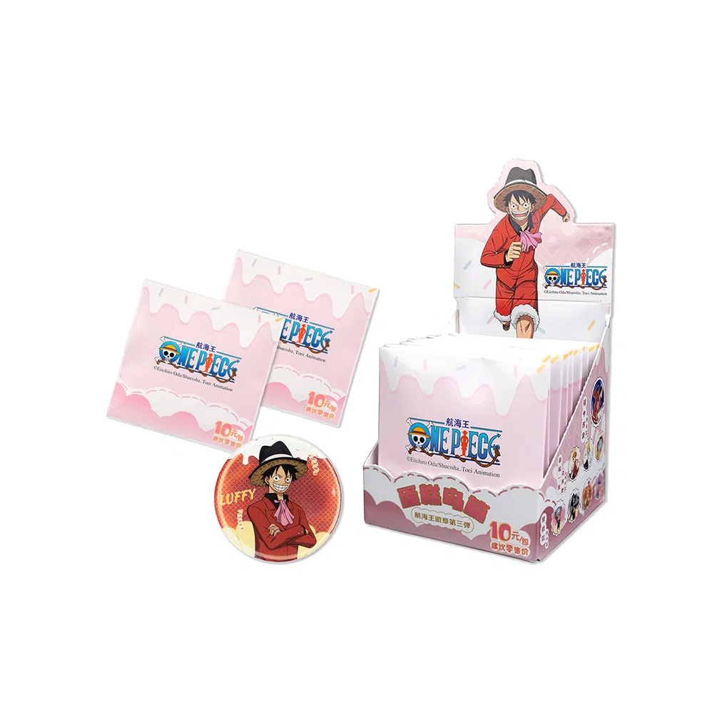 卡宝文创 航海王 海贼王 第三弹 蛋糕岛篇 吧唧 马口铁 路飞 盲盒 徽章