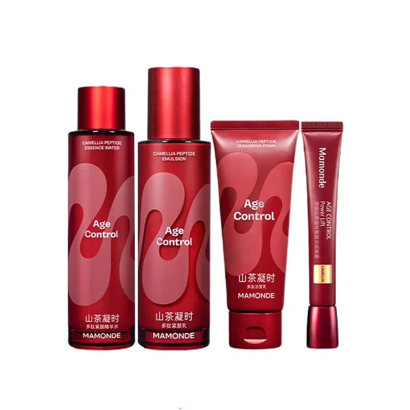 梦妆 山茶紧颜精华水乳护肤套装 保湿滋润