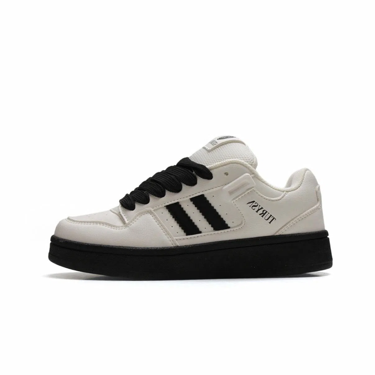 超纤皮 潮流经典复古舒适百搭 低帮 时尚板鞋 男女同款 黑白配色