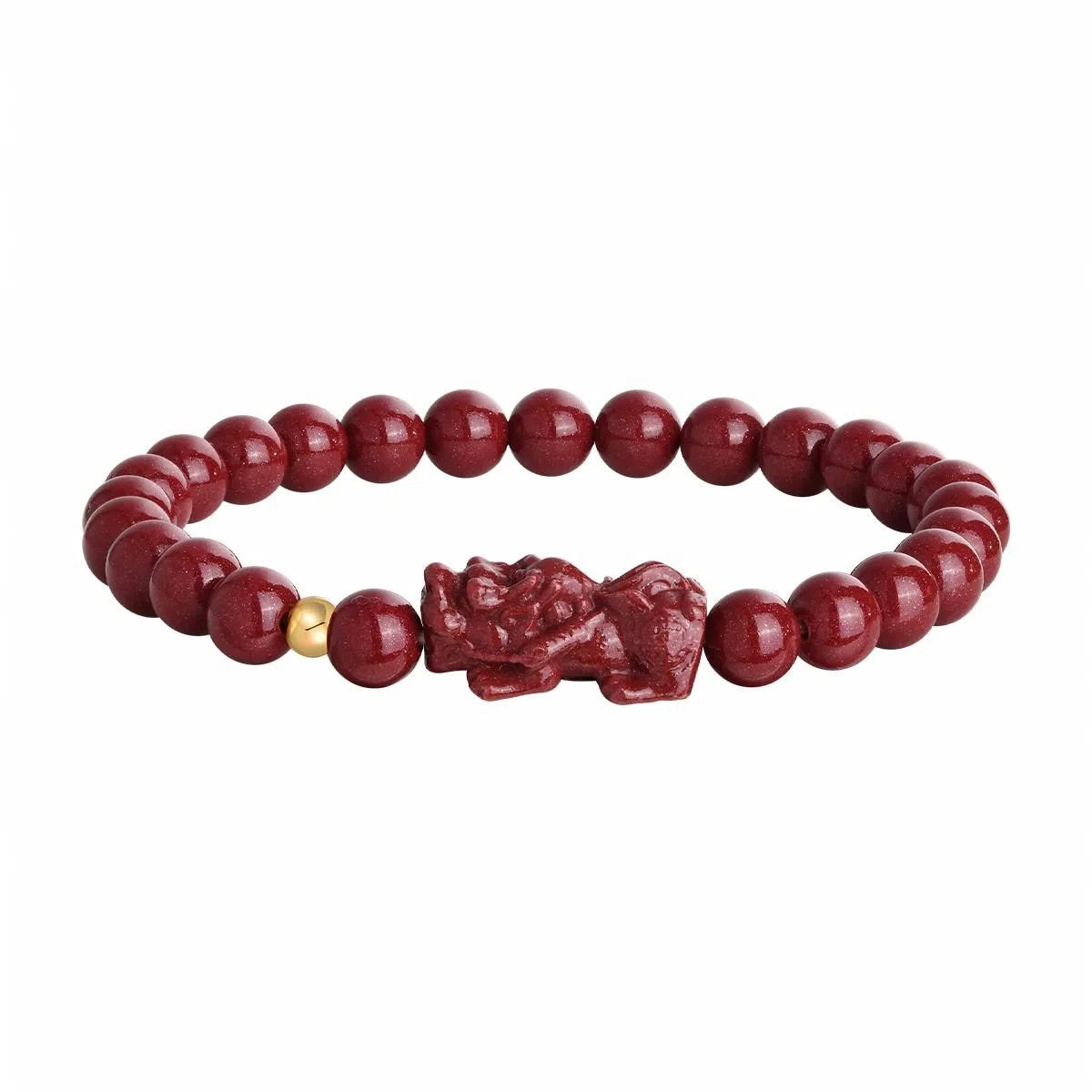 恋朵 国风新中式 招财貔貅 诸事顺利 高级感#好运 再造辰砂朱砂 手串 男女同款情侣款