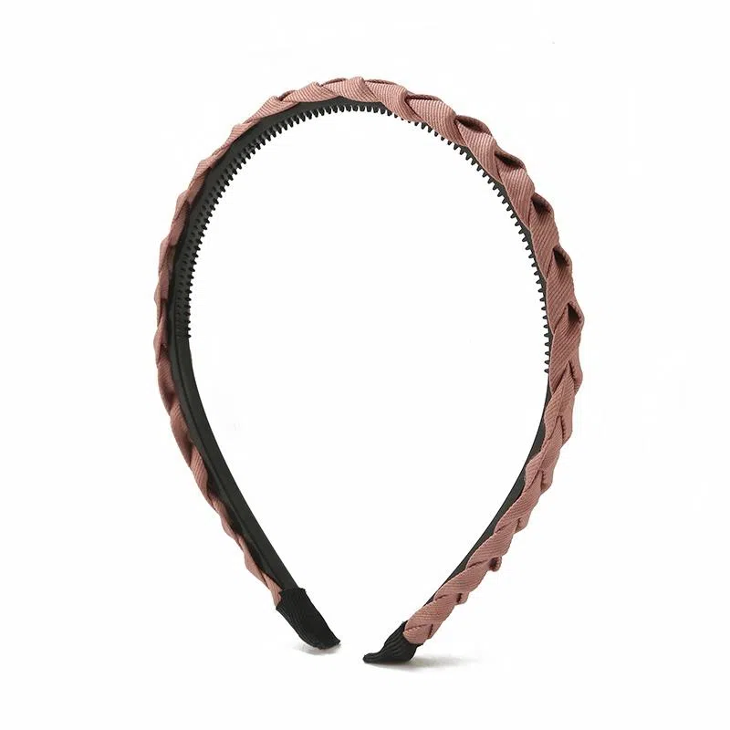 如花梦 发捆洗脸专用压发头箍高级感带齿防滑碎发发卡头饰 布艺 发箍 女款