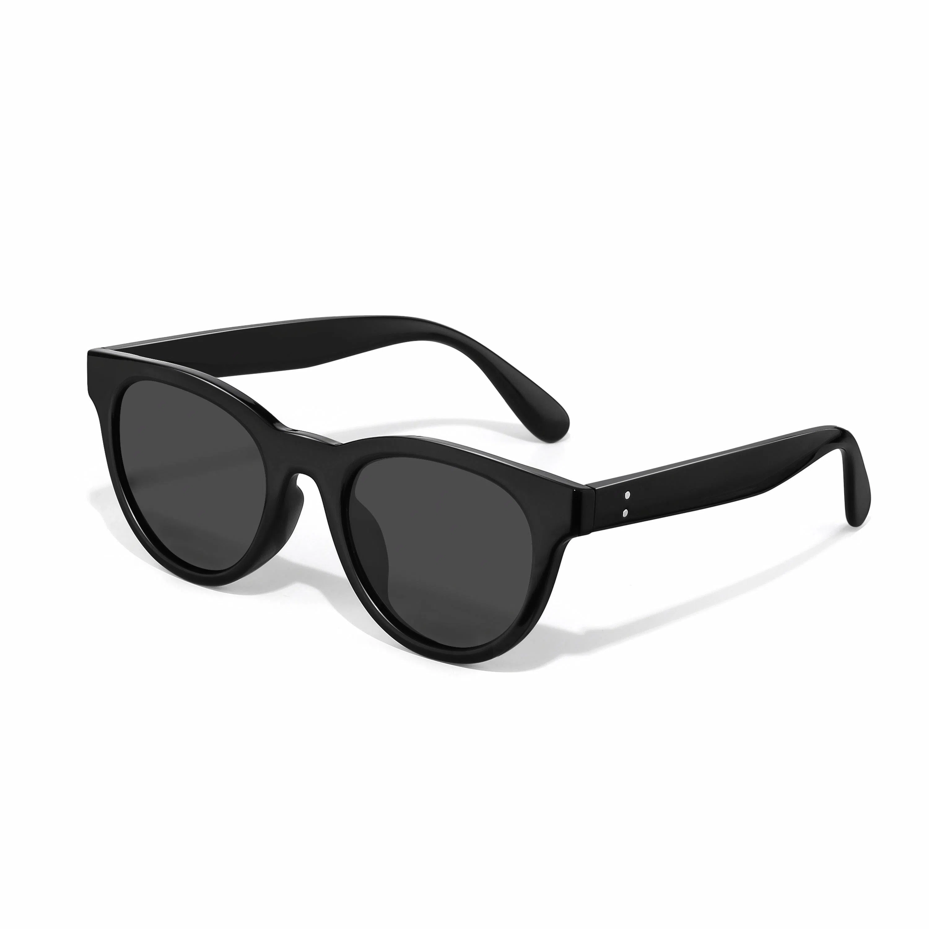 LASHION Retro White Cat Eye Sunglasses
