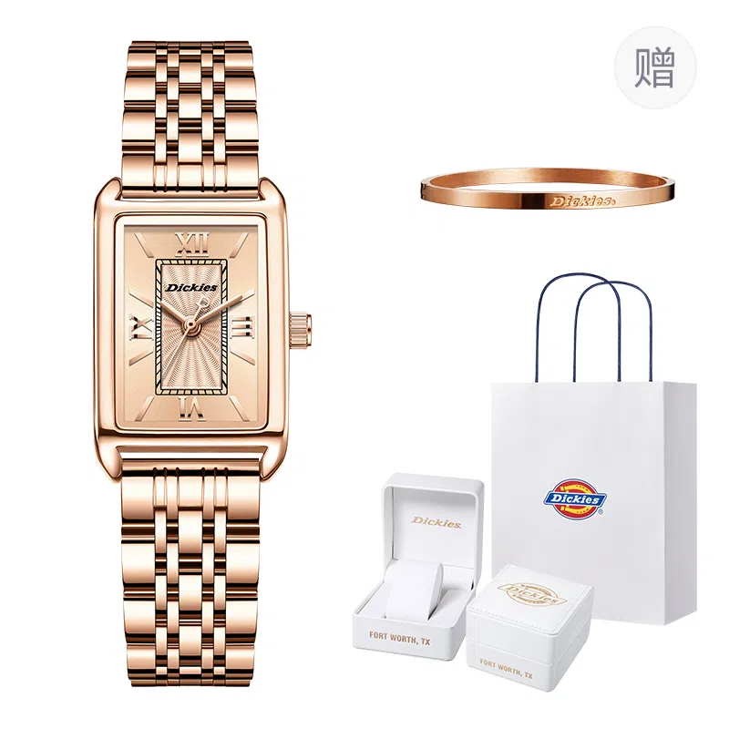 Dickies Quartz Watch Silver Dial