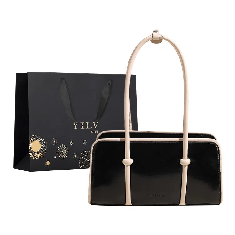 Yilv Retro Fashion Commuter PU Shoulder Bag