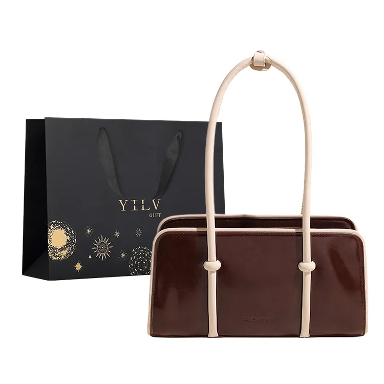 Yilv Retro Fashion Commuter PU Shoulder Bag