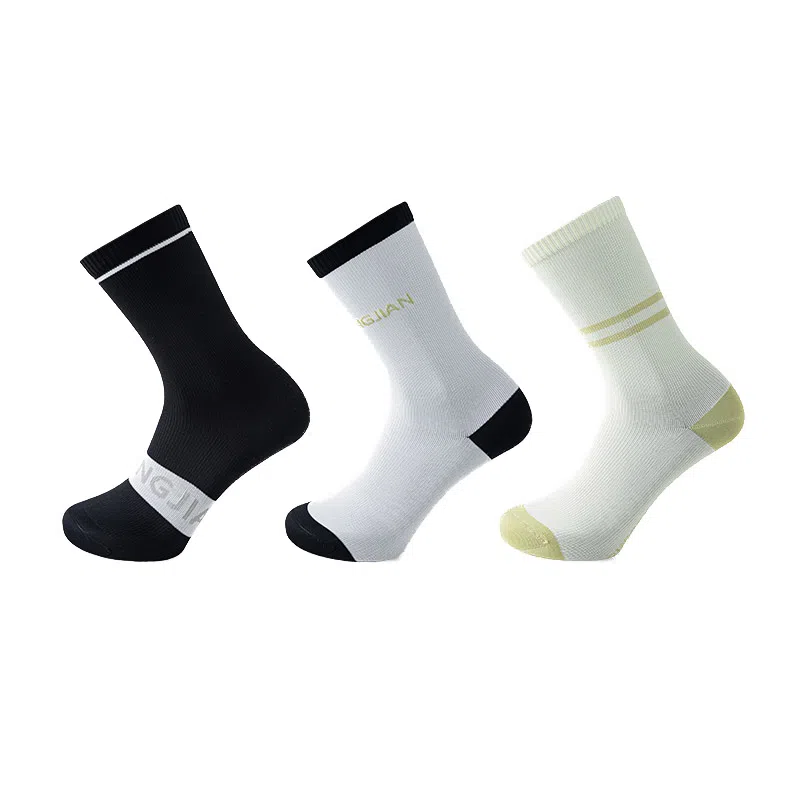 亲相见 撞色抑菌透气舒适百搭高筒袜 女款 组合装