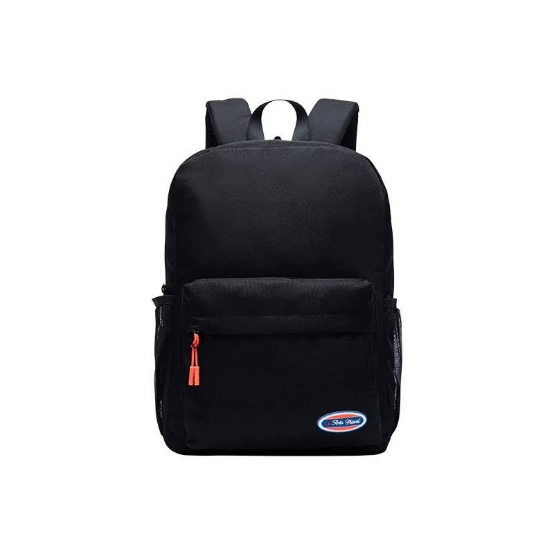 超级安踏 生活系列时尚百搭通勤 织物 双肩包 常规 男款 基础黑